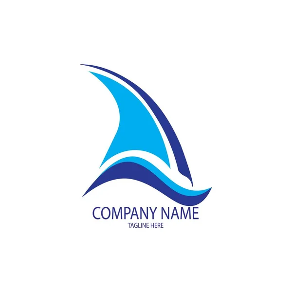 Ship Illustration Icon Logo Vector — Stock Vector
