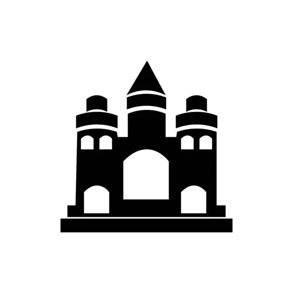 Castle Illustration Logo Vector — Stock Vector