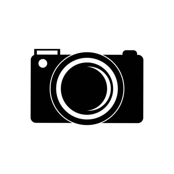 Kamera Illustration Symbol Logo Vektor — Stockvektor