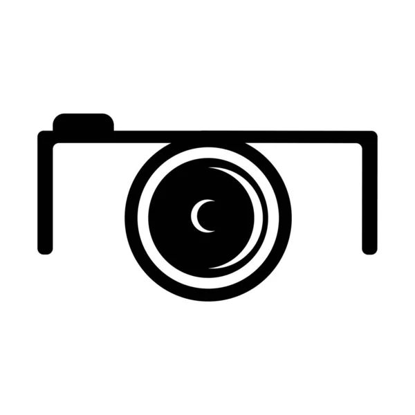 Kamera Illustration Symbol Logo Vektor — Stockvektor