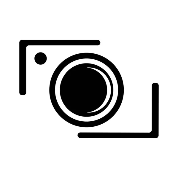 Kamera Illustration Ikon Logotyp Vektor — Stock vektor