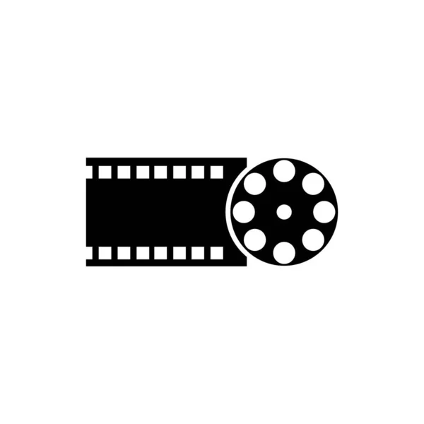Film Film Illustratie Logo Vector Ontwerp — Stockvector
