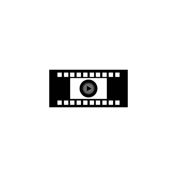 Фільм Фільм Ілюстрація Логотип Векторний Дизайн — стоковий вектор