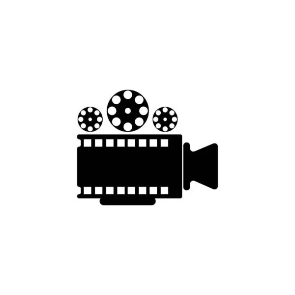 Векторный Дизайн Логотипа Фильма Фильма — стоковый вектор