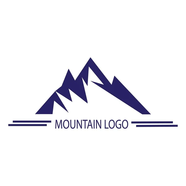 Disegno Vettoriale Logo Illustrazione Montagna Gratis — Vettoriale Stock