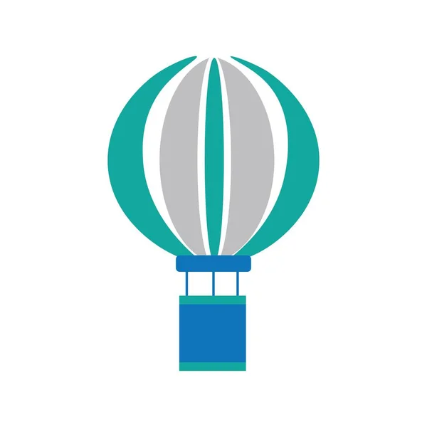 Luftballon Illustration Logo Vektor Design — Stockvektor
