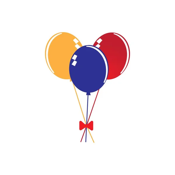 Balloon Illustration Logo Vector — Stock Vector
