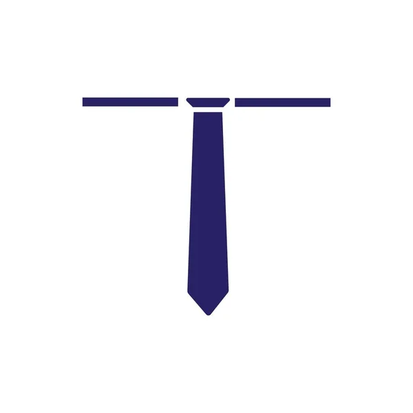 Krawat Ilustracja Logo Wektor Projekt — Wektor stockowy