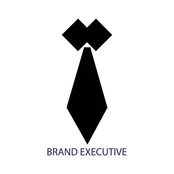 Disegno Vettoriale Logo Illustrazione Cravatta — Vettoriale Stock