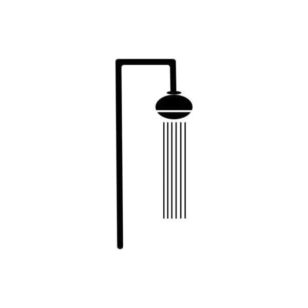 Shower Illustration Logo Vector Design — Stock Vector