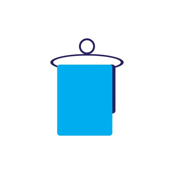 Toalha Ilustração Logotipo Vetor Design — Vetor de Stock