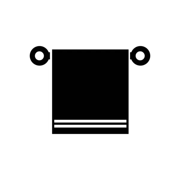 Toalla Ilustración Logo Vector Diseño — Archivo Imágenes Vectoriales