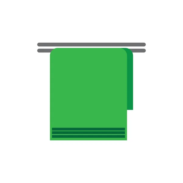 Toalha Ilustração Logotipo Vetor Design — Vetor de Stock