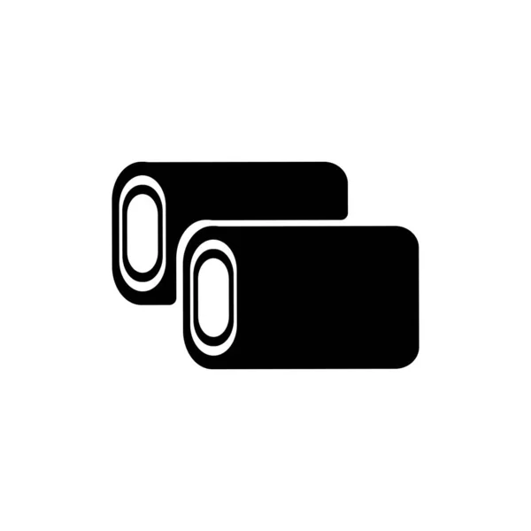 Havlu Illüstrasyon Logo Vektörü — Stok Vektör