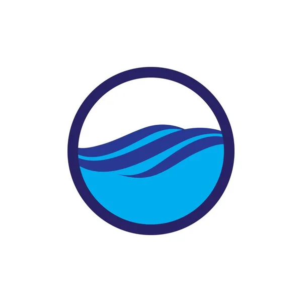 Векторный Дизайн Логотипа Бассейна — стоковый вектор