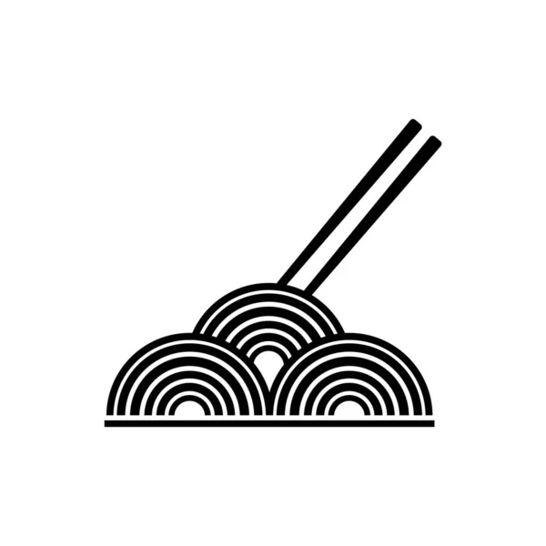 Vector Logotipo Ilustración Fideos — Archivo Imágenes Vectoriales