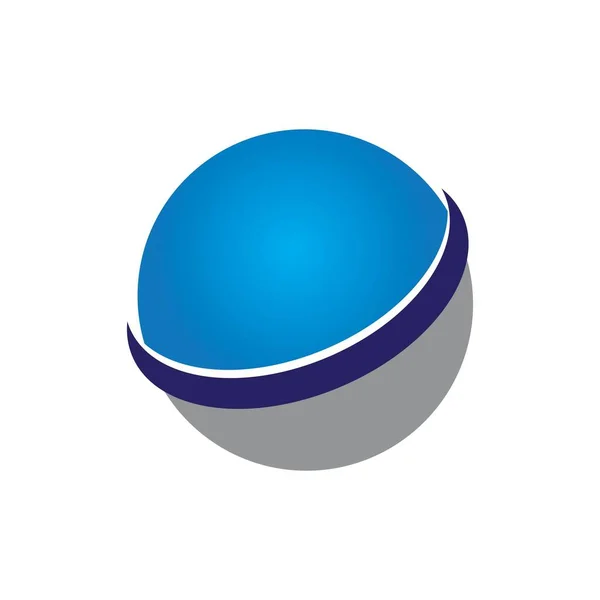 Icono Ilustración Del Mundo Logo Vector — Vector de stock