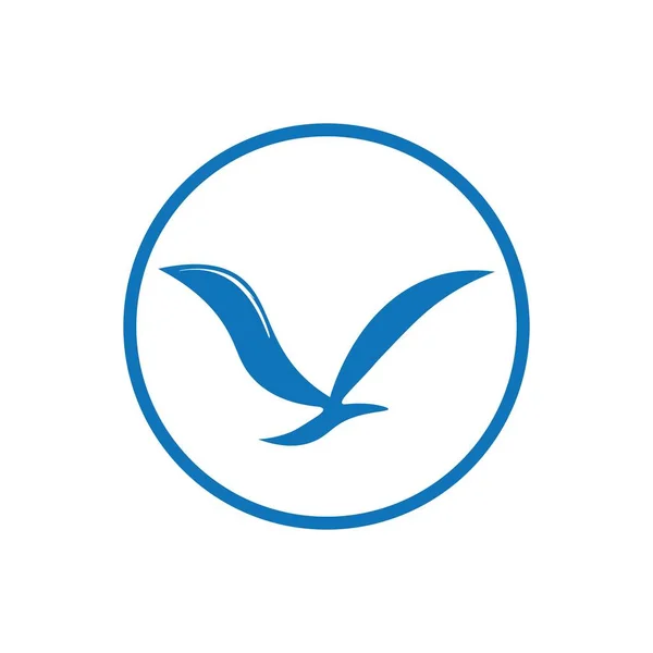 Fågel Illustration Logotyp Vektor Design — Stock vektor