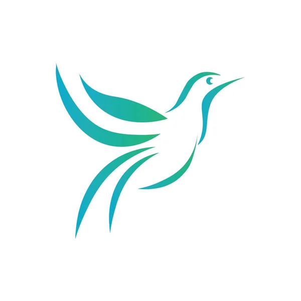 Векторный Дизайн Логотипа Птицы — стоковый вектор