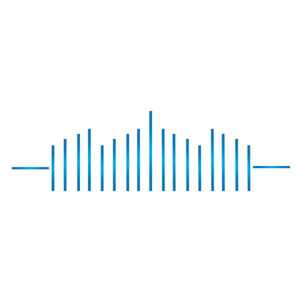 Ηχητικός Ηχητικός Σχεδιασμός Διανυσματικού Λογότυπου — Διανυσματικό Αρχείο