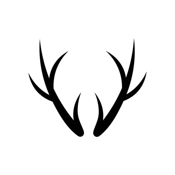 Bois Cerf Illustration Logo Vectoriel Design — Image vectorielle