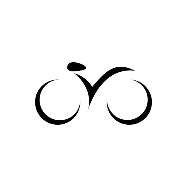 Bisiklet Bisiklet Illüstrasyon Vektör Tasarımı — Stok Vektör