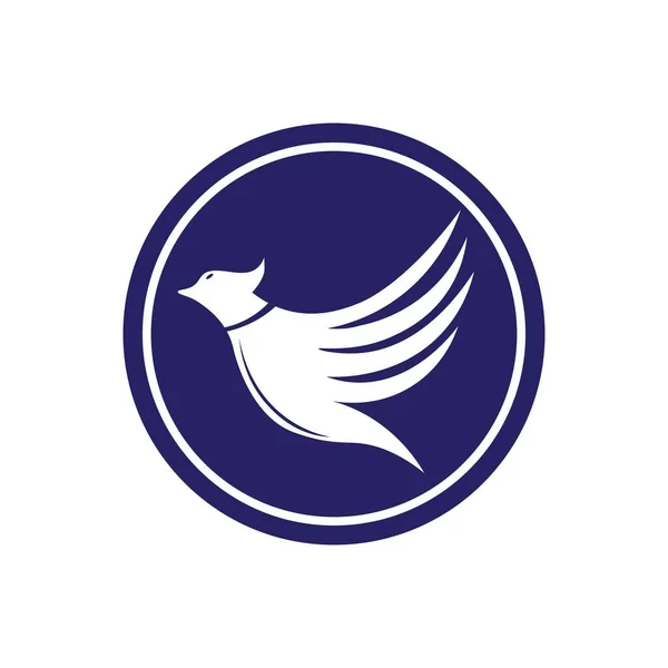 Desenho Vetor Logotipo Ilustração Pássaro Gráficos Vetores