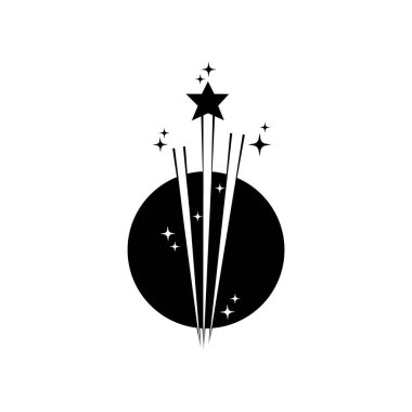 Hızlı yıldız logosu temolate vektörü