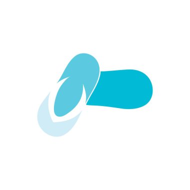 Terlik simgesi logo şablonu vektörü