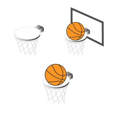 logo vektör halka topu şablonu tasarımı