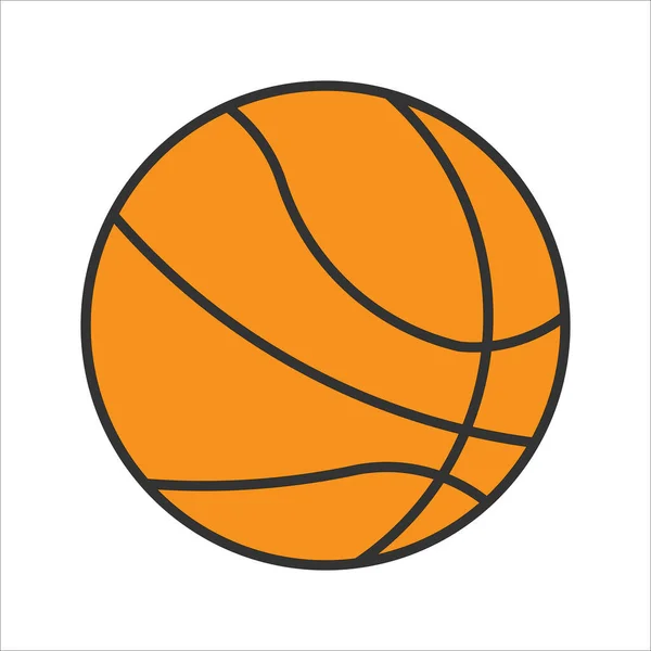 Icon Vector Basket Ball Illustration Design — Vector de stock