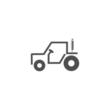 simge traktör çiftçi şablon tasarımı