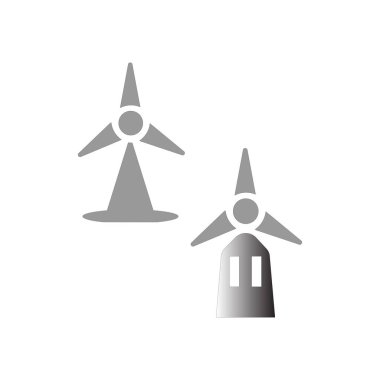 simge yel değirmeni şablonu tasarım modası