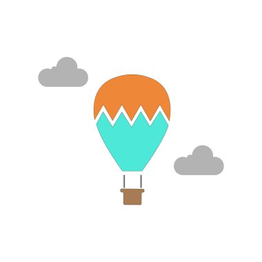 simge hava balonu şablonu tasarım modası