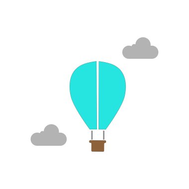 simge hava balonu şablonu tasarım modası