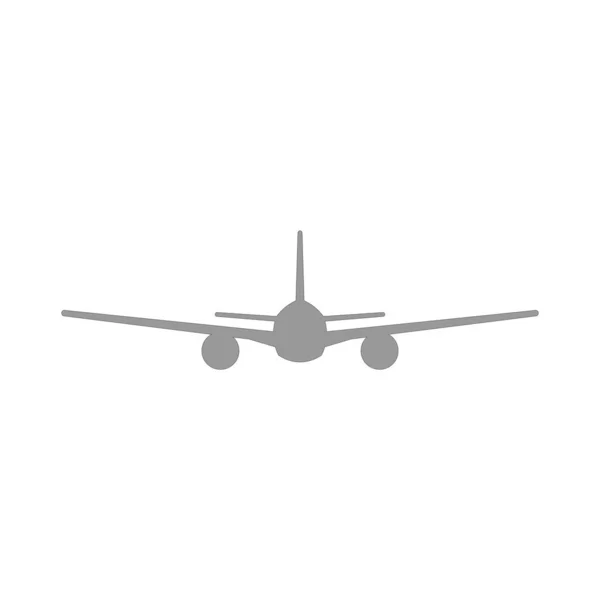 Icono Avión Plano Ilustración Diseño Moda — Archivo Imágenes Vectoriales