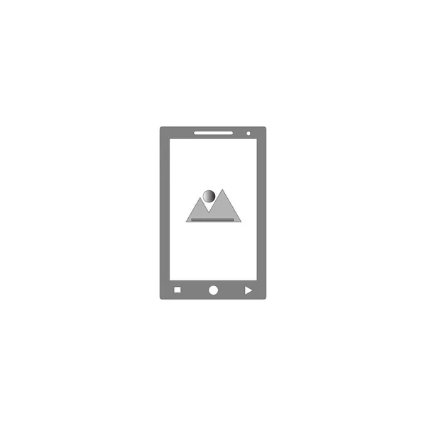 Icon Vektor Smartphone Illustration Design Trendy — Stockvektor