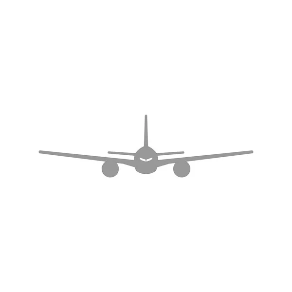 Ikona Samolot Szablon Modny Design — Wektor stockowy