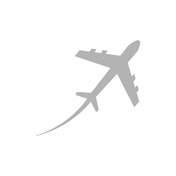 Icon Airplane Προβολη Υποδειγματοσ Σχεδιασμοσ Trendy — Διανυσματικό Αρχείο