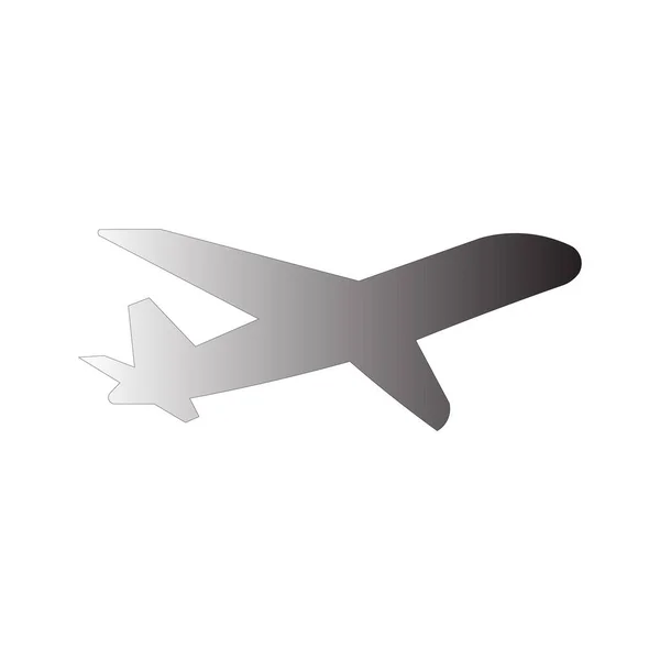 Ikona Letadlo Náklad Ilustrace Design Trendy — Stockový vektor