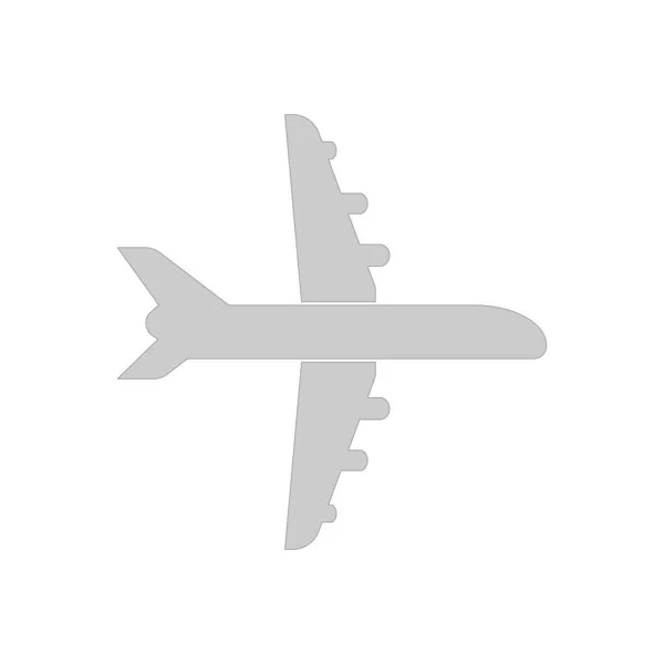 Icono Avión Carga Ilustración Diseño Moda — Archivo Imágenes Vectoriales
