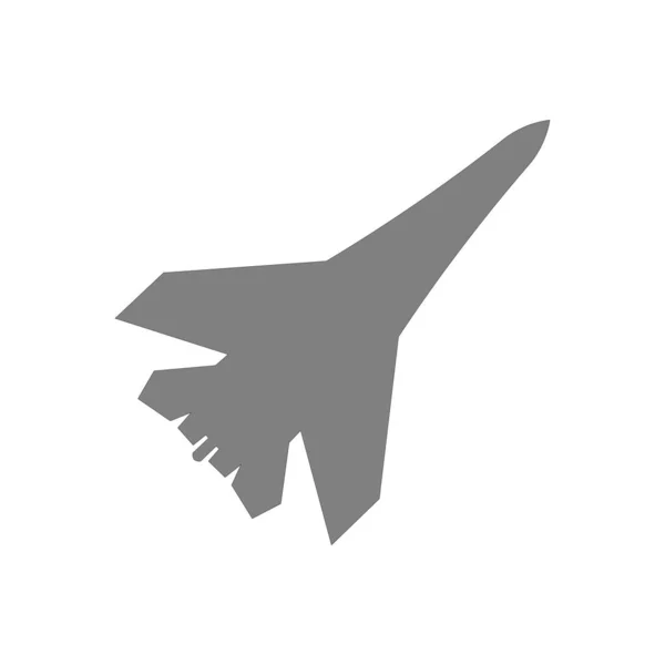 Εικονίδιο Αεροπλάνο Στρατιωτικό Πρότυπο Σχεδιασμό Μοντέρνα — Διανυσματικό Αρχείο