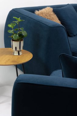 Kanepe, ev yapımı rahat tekstil. Yüksek kalite fotoğraf