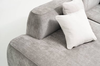 Kanepe, ev yapımı rahat tekstil. Yüksek kalite fotoğraf