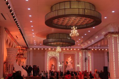 Çin 'deki camiinin içinde.