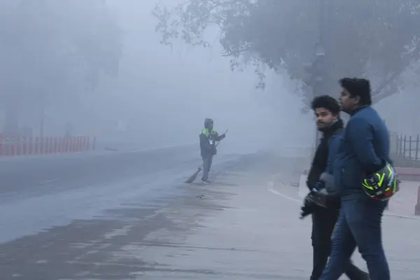 New Delhi, India-Jan 18 2022: Indian Navy soldier's contingent marches during the Republic day rehearsal at Rajpath, New Delhi.
