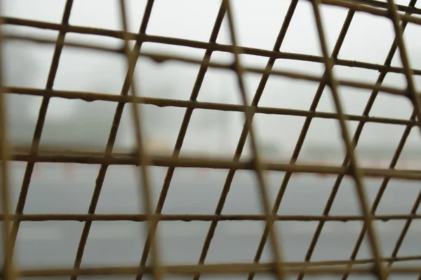 abstract background of metal bars