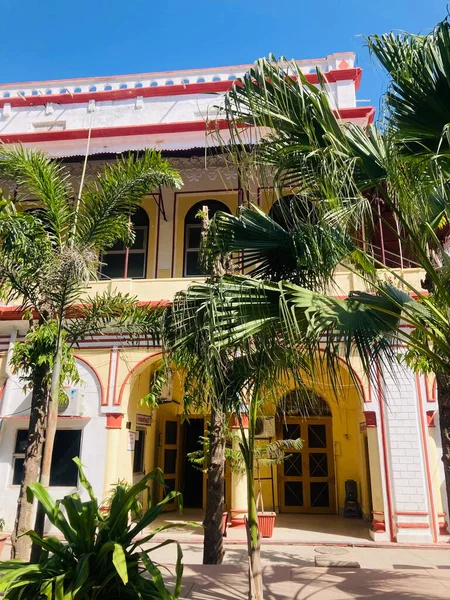 Jaipur, Rajasthan 16 Jan 2023: A panoramic view of the District Collector Office inside the Public Park of Alwar.