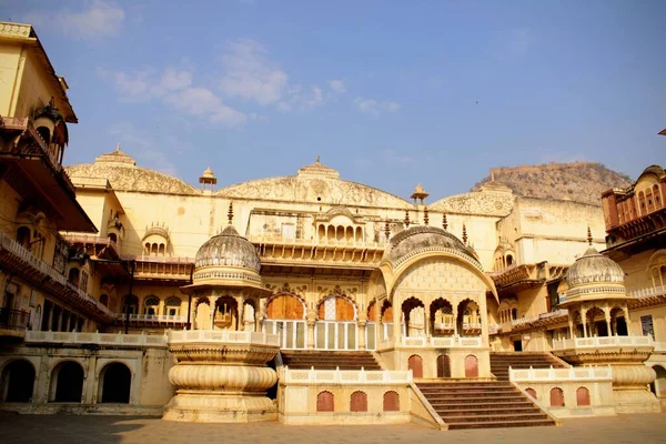 stock image City Palace complex of Alwar, Build in the 18th century, this magnificent fort is located in the foothills of Aravalli, right below Bala Quila