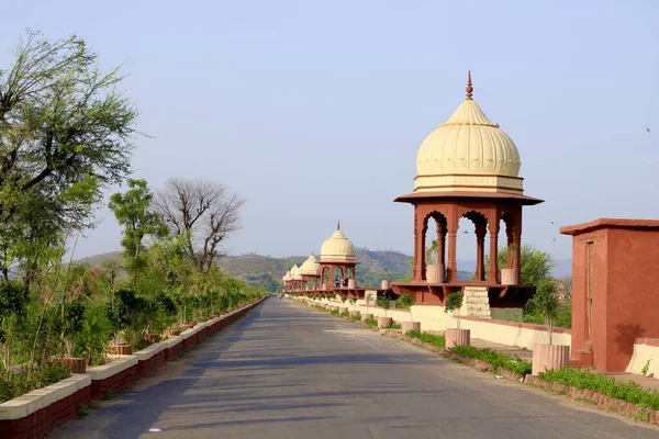 Індія Джайпур Джайпур Індійське Місто Вид Форт Бурштин Джайпур Форт — стокове фото